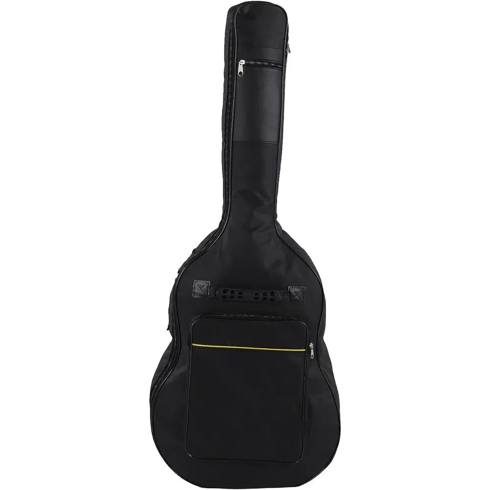 Backpack Acoustic Guitar Bag 0.3 Inch Thick Padding Waterproof Dual 38 39 Inch